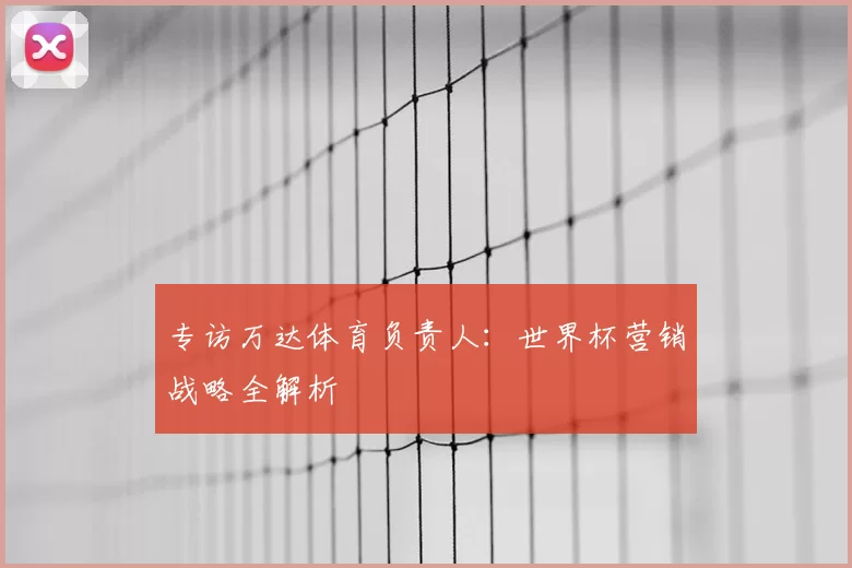 专访万达体育负责人：世界杯营销战略全解析