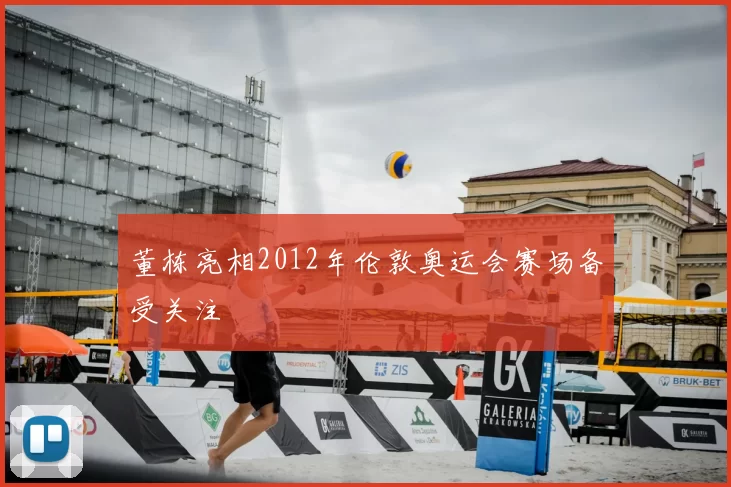 董栋亮相2012年伦敦奥运会赛场备受关注