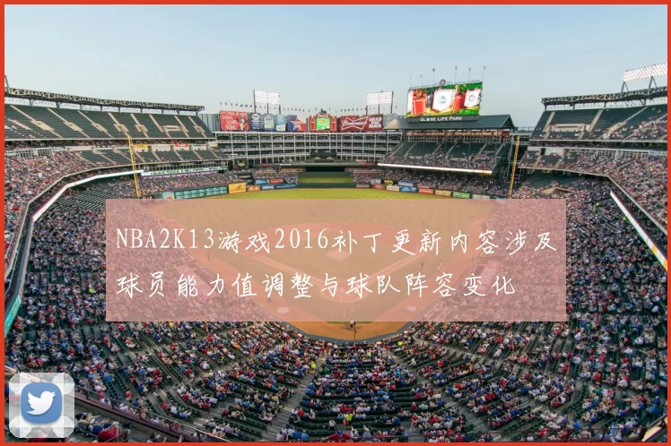 NBA2K13游戏2016补丁更新内容涉及球员能力值调整与球队阵容变化